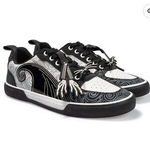 Disney Tim Burton Nightmare Before Christmas Jack Skellington Sneakers Mens 10.5